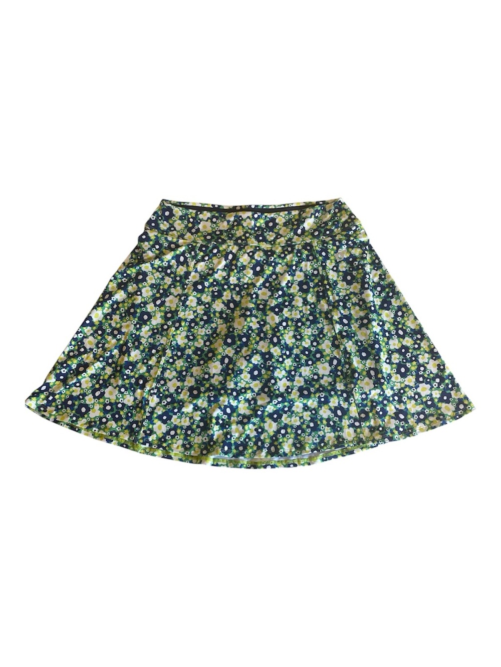 Dona Jo Pickleball Floral Skort in Navy and Green